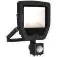 Ansell Lighting ACAE20 1 CW B PIR  Calinor EVO 20W 4000K Black LED Floodlight with PIR For Cheap