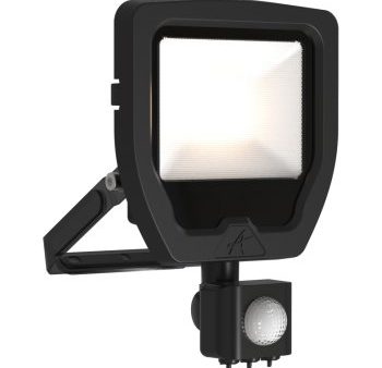 Ansell Lighting ACAE20 1 CW B PIR  Calinor EVO 20W 4000K Black LED Floodlight with PIR For Cheap