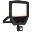 Ansell Lighting ACAE50 1 WW B PIR  Calinor EVO 50W 3000K Black LED Floodlight with PIR Online Hot Sale