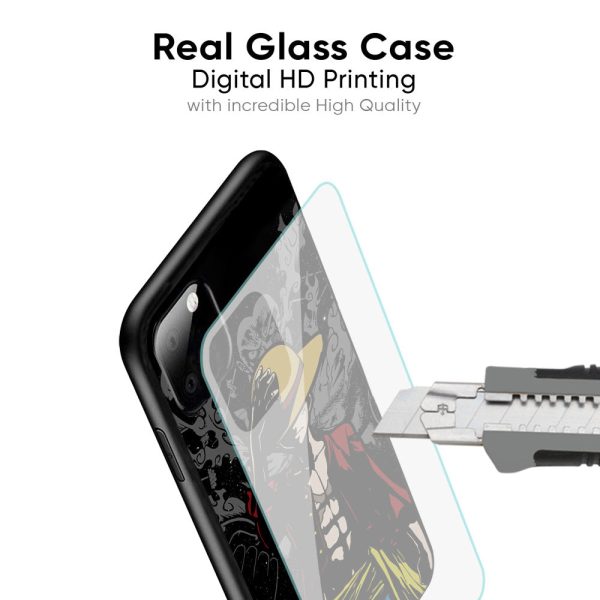 Dark Luffy Glass Case for Oppo Reno7 Pro 5G Cheap