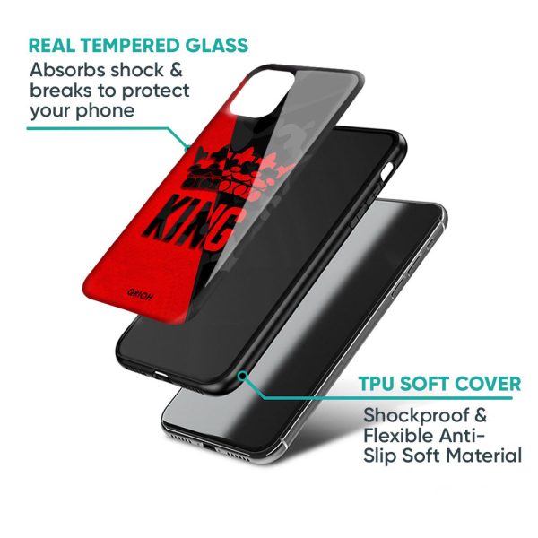 I Am A King Glass Case for Oppo Reno7 Pro 5G Fashion