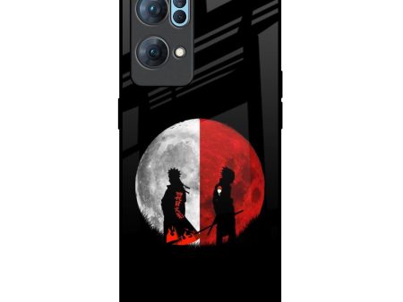 Anime Red Moon Glass Case for Oppo Reno7 Pro 5G Hot on Sale