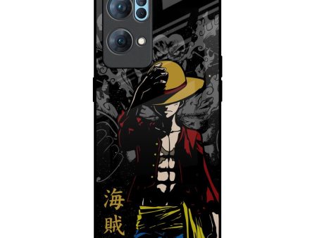 Dark Luffy Glass Case for Oppo Reno7 Pro 5G Cheap