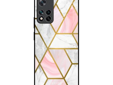 Geometrical Marble Glass Case for Mi 11i Hot on Sale