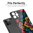 Retro Gorgeous Flower Glass Case for iPhone 15 Pro Max on Sale