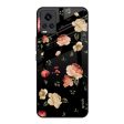 Black Spring Floral Glass Case for Vivo Y73 Sale