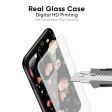 Black Spring Floral Glass Case for Vivo Y73 Sale