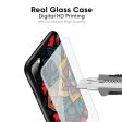 Retro Gorgeous Flower Glass Case for iPhone 15 Pro Max on Sale