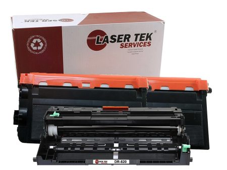 2 Pack Brother TN850 DR820 Compatible Toner and Drum Unit | Laser Tek Services Fashion