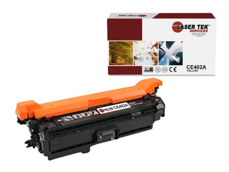 HP 507A CE402A Yellow Compatible Toner Cartridge | Laser Tek Services Supply