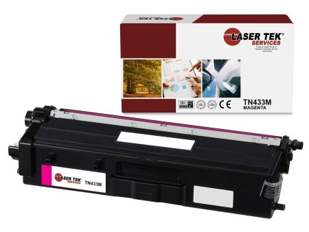 Brother TN-433 TN433M Magenta Compatible Toner Cartridge | Laser Tek Services For Sale