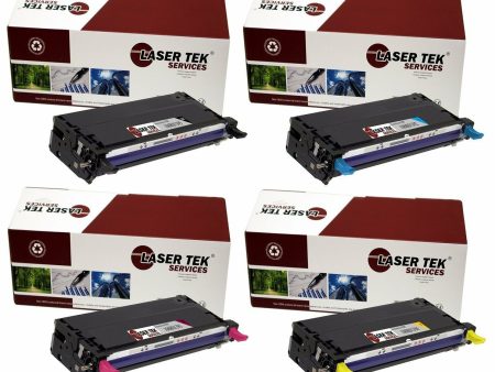 4 Pack Compatible Xerox Phaser 6280 Toner Cartridge Replacements for the Xerox 106R01395, 106R01392, 106R01393, 106R01394 (Black, Cyan, Magenta, Yellow) Supply