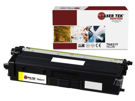 Brother TN-431 TN431Y Yellow Compatible Toner Cartridge | Laser Tek Services Fashion