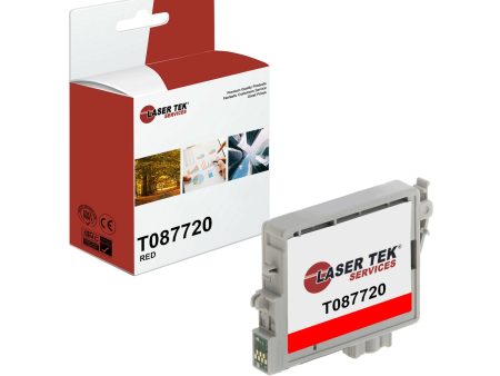 Epson T0877 T087720 Red Remanufactured Ink Cartridge Hot on Sale