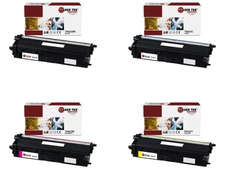 4 Pack Brother TN-433 BCYM Compatible Toner Cartridge | Laser Tek Services Sale