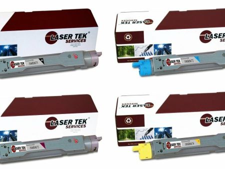 4 Pack Compatible Xerox Phaser 6250 Toner Cartridge Replacements for the Xerox 106R00675, 106R00672, 106R00673, 106R00674 (Black, Cyan, Magenta, Yellow) Hot on Sale