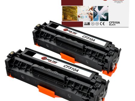 2 Pack HP 204A CF510A Black Compatible Toner Cartridge | Laser Tek Services Fashion